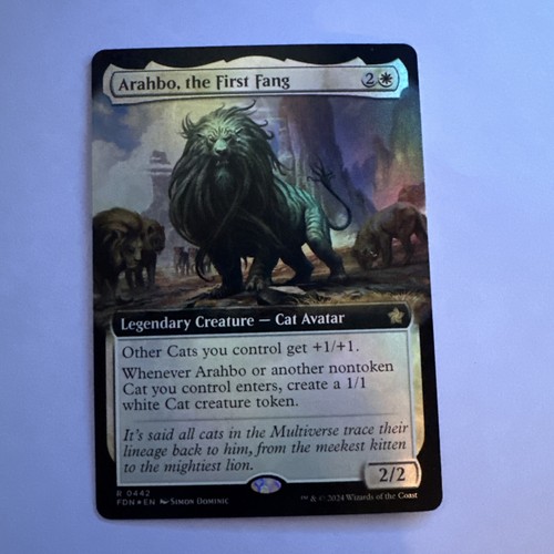 2024 Foundations Art Series Arahbo, the First Fang // Arahbo, the First Fang common #26 common card image