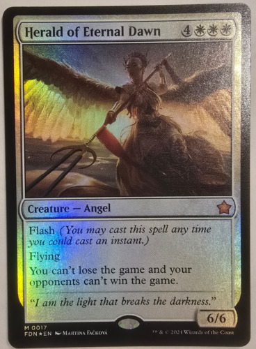 2024 Foundations Art Series Herald of Eternal Dawn // Herald of Eternal Dawn common #27 common card image