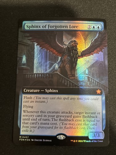 2024 Foundations Art Series Sphinx of Forgotten Lore // Sphinx of Forgotten Lore common #33 common card image