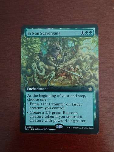 2024 Foundations Art Series Sylvan Scavenging // Sylvan Scavenging common #46 common card image