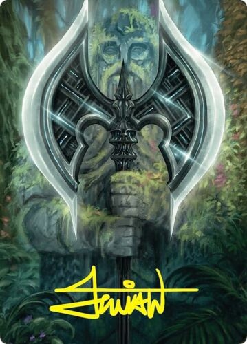 2024 Foundations Art Series Leyline Axe // Leyline Axe common #49 common card image