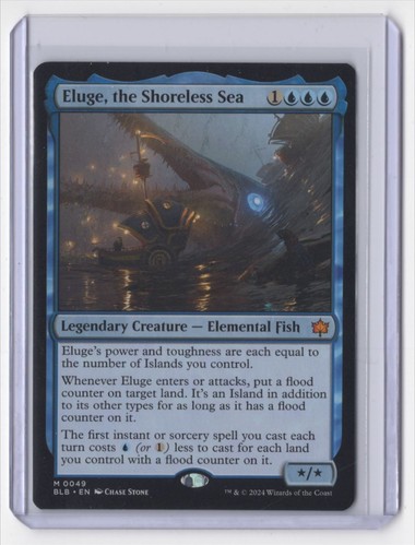 2024 Bloomburrow Art Series Eluge, the Shoreless Sea // Eluge, the Shoreless Sea common #6 common card image