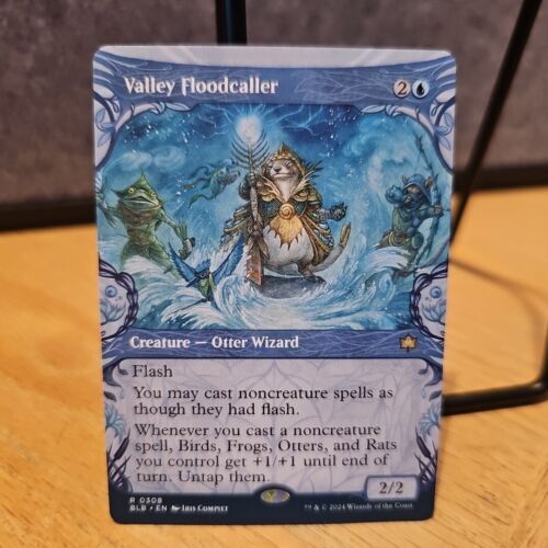 2024 Bloomburrow Art Series Valley Floodcaller // Valley Floodcaller common #13 common card image