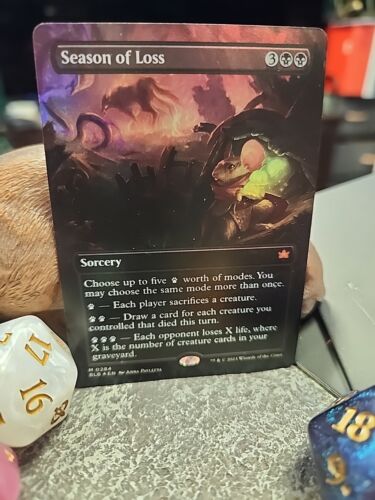 2024 Bloomburrow Art Series Season of Loss // Season of Loss common #17 common card image