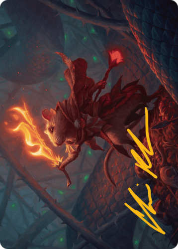 2024 Bloomburrow Art Series Emberheart Challenger // Emberheart Challenger common #19 common card image