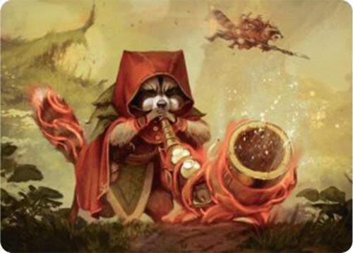 2024 Bloomburrow Art Series Raccoon Rallier // Raccoon Rallier common #20 common card image