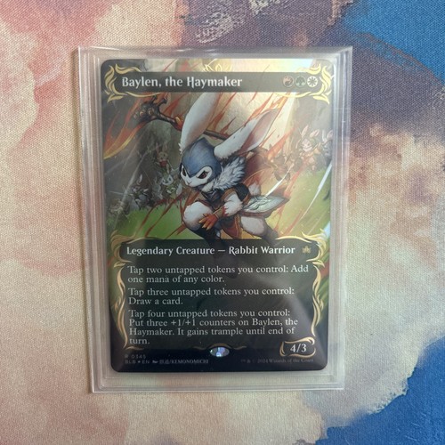 2024 Bloomburrow Art Series Baylen, the Haymaker // Baylen, the Haymaker common #25 common card image