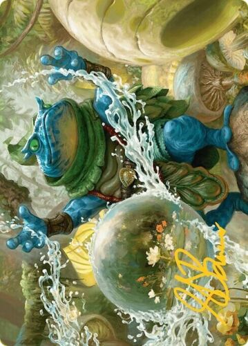 2024 Bloomburrow Art Series Pond Prophet // Pond Prophet common #29 common card image