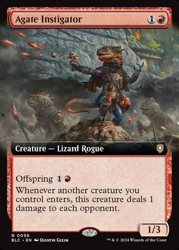 2024 Bloomburrow Art Series Agate Instigator // Agate Instigator common #33 common card image