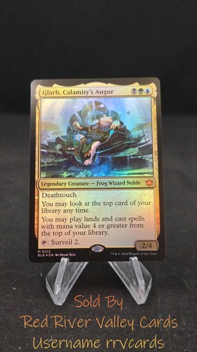 2024 Bloomburrow Art Series Glarb, Calamity's Augur // Glarb, Calamity's Augur common #40 common card image