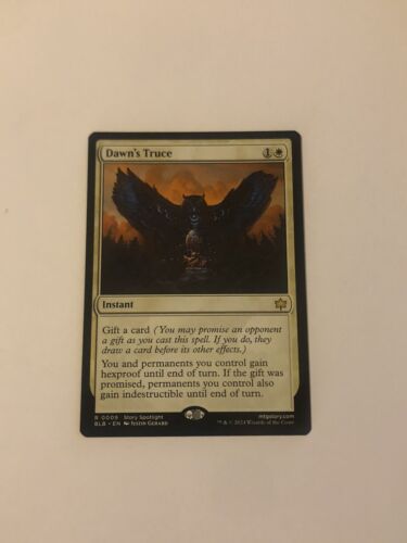 2024 Bloomburrow Art Series Dawn's Truce // Dawn's Truce common #41 common card image