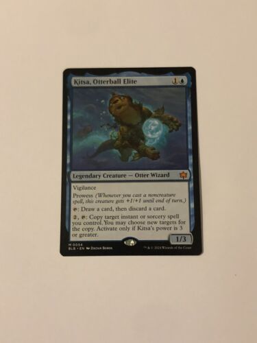 2024 Bloomburrow Art Series Kitsa, Otterball Elite // Kitsa, Otterball Elite #42 common card image