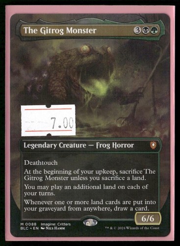2024 Bloomburrow Art Series The Gitrog Monster // The Gitrog Monster common #52 common card image