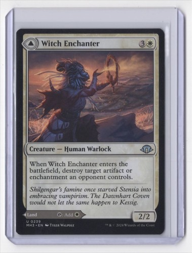 2024 Modern Horizons 3 Witch Enchanter // Witch-Blessed Meadow #239 uncommon card image