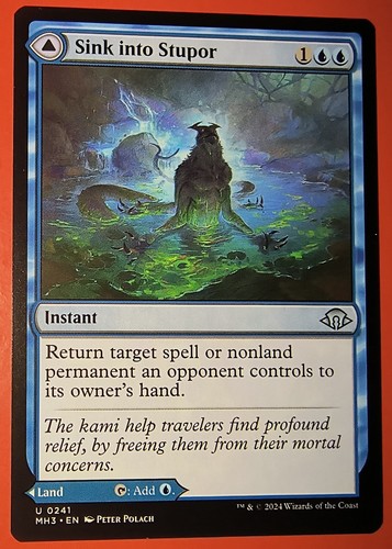 2024 Modern Horizons 3 Sink into Stupor // Soporific Springs #241 uncommon card image