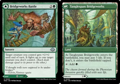 2024 Modern Horizons 3 Bridgeworks Battle // Tanglespan Bridgeworks #249 uncommon card image