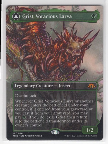 2024 Modern Horizons 3 Grist, Voracious Larva // Grist, the Plague Swarm #251 mythic card image