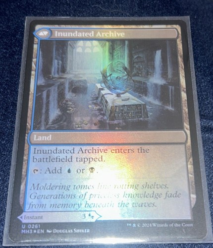 2024 Modern Horizons 3 Waterlogged Teachings // Inundated Archive #261 uncommon card image