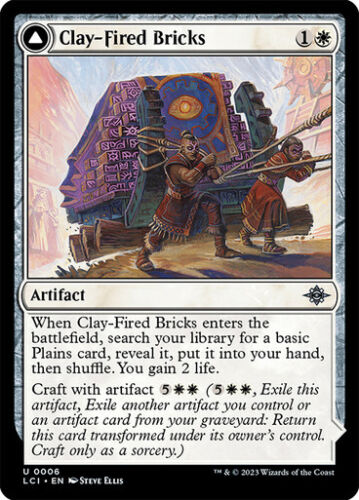 2023 The Lost Caverns of Ixalan Clay-Fired Bricks // Cosmium Kiln uncommon #6 uncommon card image
