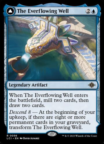 2023 The Lost Caverns of Ixalan The Everflowing Well // The Myriad Pools rare #56 rare card image