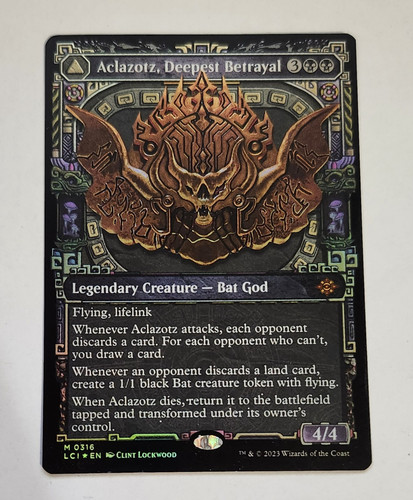 2023 The Lost Caverns of Ixalan Aclazotz, Deepest Betrayal // Temple of the Dead #88 mythic card image