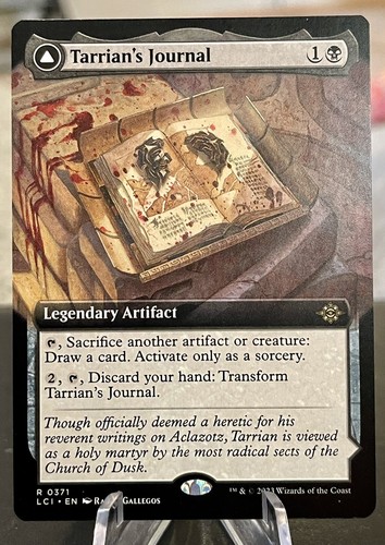 2023 The Lost Caverns of Ixalan Tarrian's Journal // The Tomb of Aclazotz rare #126 rare card image