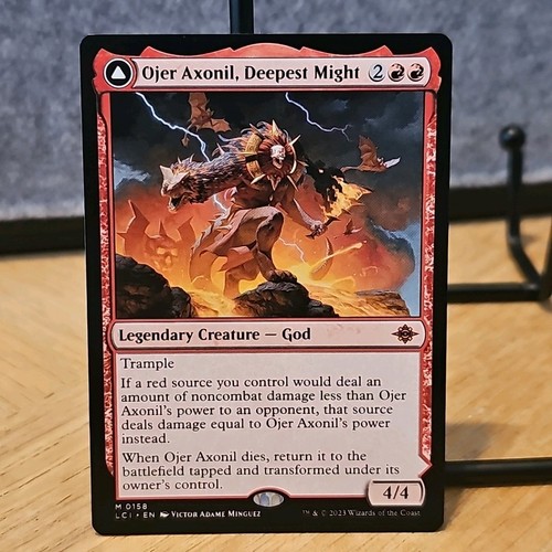 2023 The Lost Caverns of Ixalan Ojer Axonil, Deepest Might // Temple of Power #158 mythic card image