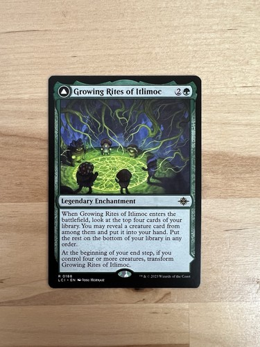 2023 The Lost Caverns of Ixalan Growing Rites of Itlimoc // Itlimoc, Cradle of the Sun rare #188 rare card image