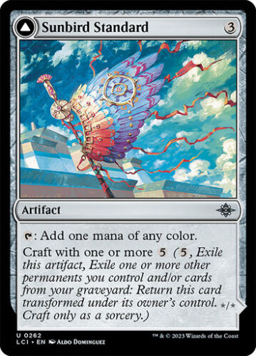 2023 The Lost Caverns of Ixalan Sunbird Standard // Sunbird Effigy uncommon #262 uncommon card image