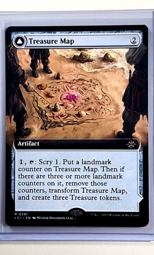 2023 The Lost Caverns of Ixalan Treasure Map // Treasure Cove rare #267 rare card image