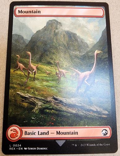 2023 Jurassic World Collection Mountain // Mountain #24 common card image