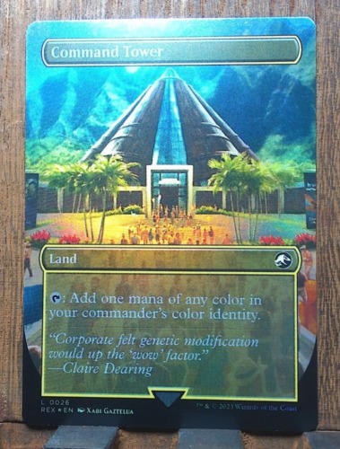 2023 Jurassic World Collection Command Tower // Command Tower common #26 common card image