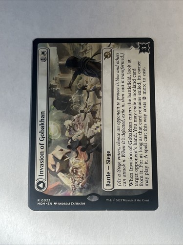 2023 March of the Machine Invasion of Gobakhan // Lightshield Array #22 rare card image