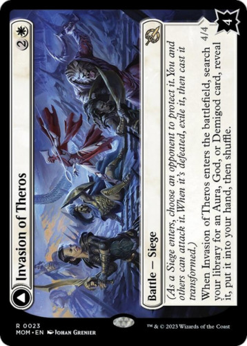 2023 March of the Machine Invasion of Theros // Ephara, Ever-Sheltering #23 rare card image