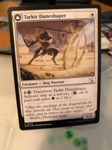 2023 March of the Machine Tarkir Duneshaper // Burnished Dunestomper #43 common card image