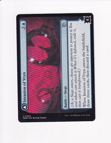 2023 March of the Machine Invasion of Vryn // Overloaded Mage-Ring uncommon #64 uncommon card image