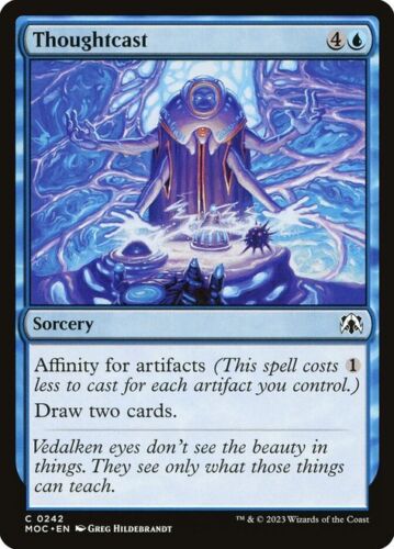 2023 March of the Machine Aetherblade Agent // Gitaxian Mindstinger common #88 common card image