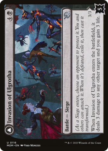 2023 March of the Machine Invasion of Ulgrotha // Grandmother Ravi Sengir uncommon #116 uncommon card image