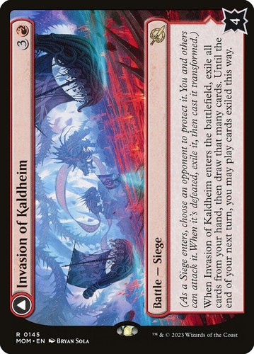 2023 March of the Machine Invasion of Kaldheim // Pyre of the World Tree #145 rare card image