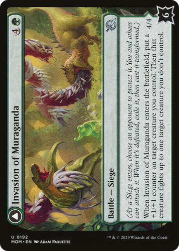 2023 March of the Machine Invasion of Muraganda // Primordial Plasm uncommon #192 uncommon card image
