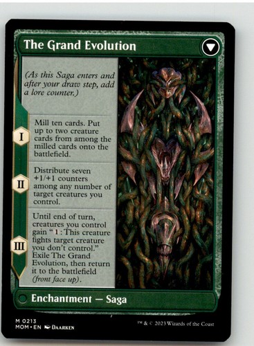 2023 March of the Machine Vorinclex // The Grand Evolution #213 mythic card image