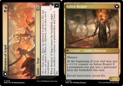 2023 March of the Machine Invasion of Azgol // Ashen Reaper uncommon #232 uncommon card image