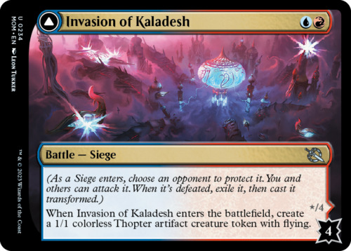 2023 March of the Machine Invasion of Kaladesh // Aetherwing, Golden-Scale Flagship uncommon #234 uncommon card image