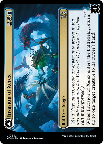 2023 March of the Machine Invasion of Xerex // Vertex Paladin #242 uncommon card image