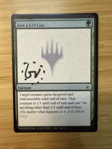 2023 Unknown Event Just a Li'l Guy #RG11a rare card image