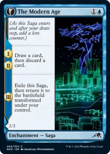 2022 Kamigawa: Neon Dynasty The Modern Age // Vector Glider #66 common card image