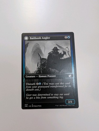 2022 Innistrad: Double Feature Baithook Angler // Hook-Haunt Drifter common #42 common card image