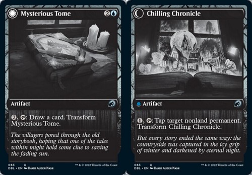 2022 Innistrad: Double Feature Mysterious Tome // Chilling Chronicle uncommon #63 uncommon card image