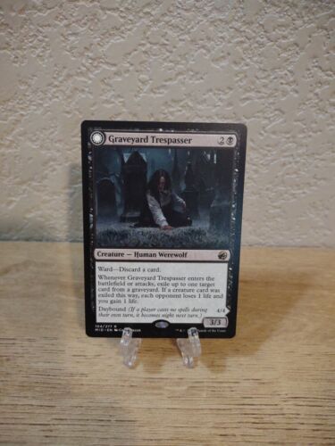 2022 Innistrad: Double Feature Graveyard Trespasser // Graveyard Glutton rare #104 rare card image