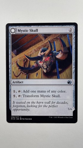 2022 Innistrad: Double Feature Mystic Skull // Mystic Monstrosity #256 uncommon card image
